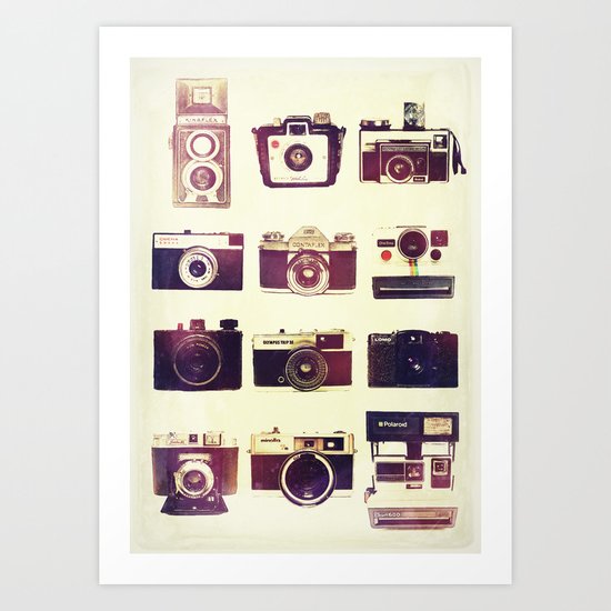 Analog Love Art Print