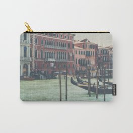 looking along the Grand Canal in Venice Carry-All Pouch | Rainbowdecor, Grandcanal, Veniceinsummer, Veniceart, Color, Wanderlustart, Architectureprint, Photo, Gondolaart, Veniceprint 