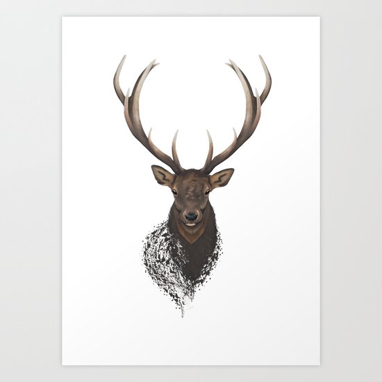 Deer Art Print