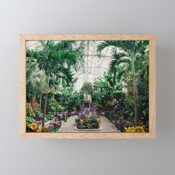 The Main Greenhouse Framed Mini Art Print