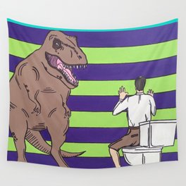 Jurassic Park "Died on the Shitter" Wall Tapestry