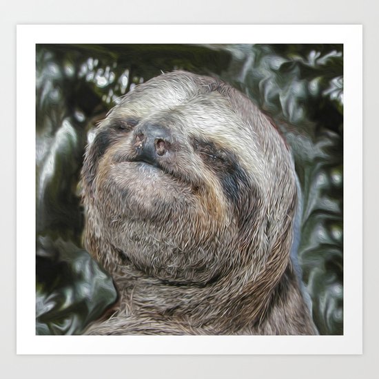 Sloth Art Print