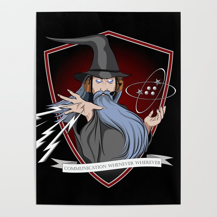 Badass Wizard Poster