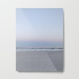 Pastel Sky Metal Print | Mood, Pastel, Earth, Nature, Surf, Beach, Moon, Artsy, Digital, Sun 