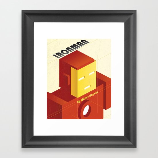 BAUHAUS SPIRIT - Ironman Framed Art Print