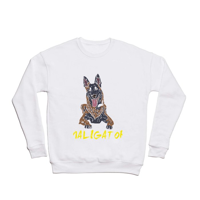 Maligator - Malinois Belgian Shepherd - Dog Owner Crewneck Sweatshirt