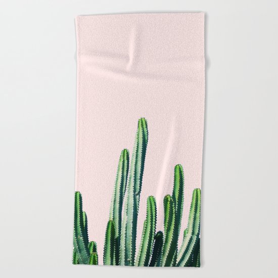 Cactus V6 #society6 #decor #buyart Beach Towel