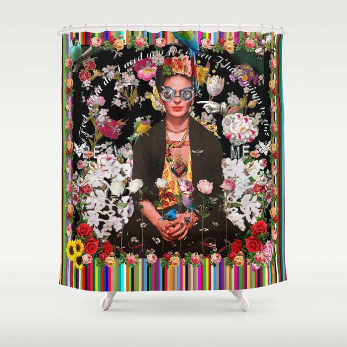 Frida OTT Kahlo You Are Too Much Shower Curtain