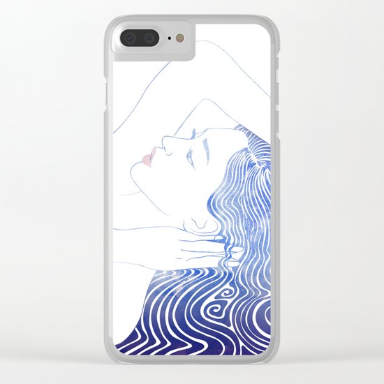 Water Nymph LXXIX Clear iPhone Case