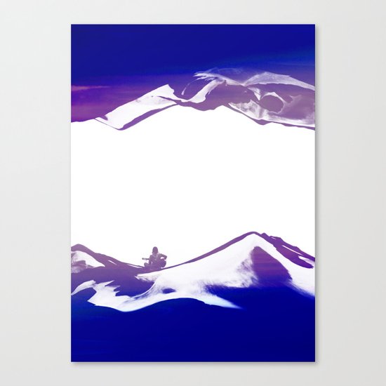 Purple Song of isolation Canvas Print