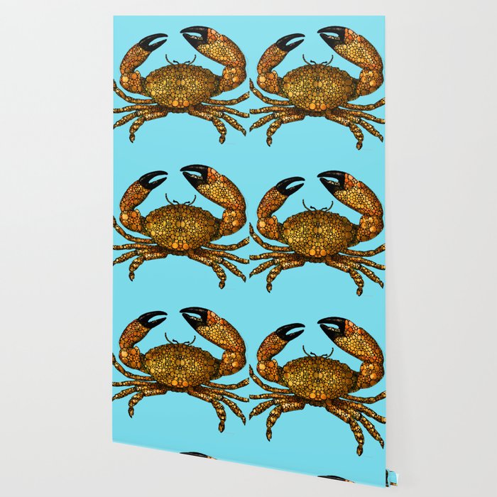 Stone Rock D Stone Crab By Sharon Cummings Wallpaper By