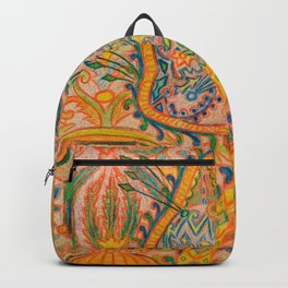 Psychedelic Cat by Louis Wain Backpack