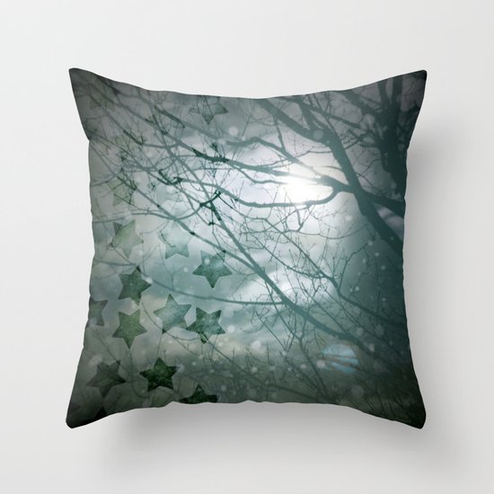 Falling Into Night Throw Pillow