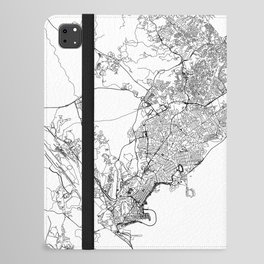 Panama City White Map iPad Folio Case