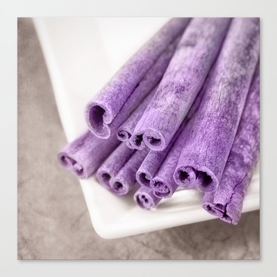 PURPLE CINNAMON Canvas Print