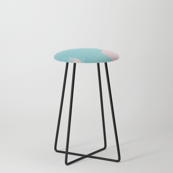 Light turquoise blue Counter Stool