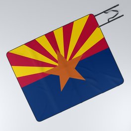 Arizona Flag Picnic Blanket