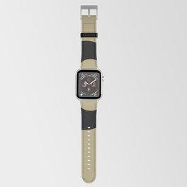 letter Q (Black & Sand) Apple Watch Band