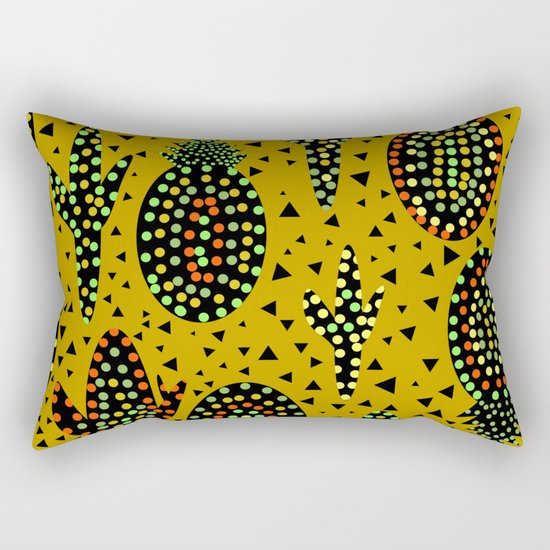Cacti and pineapples Rectangular Pillow
