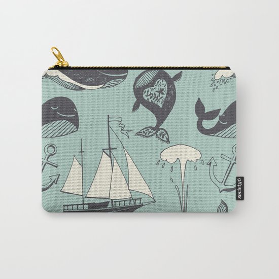Whales 2 Carry-All Pouch