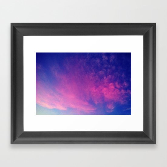 Sunrise series- Cloud of Pink Framed Art Print