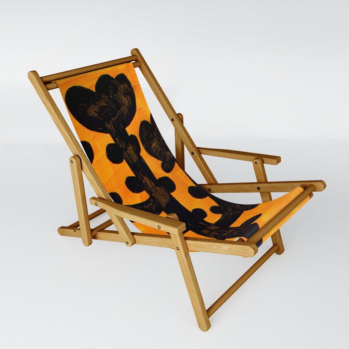 flower Sling Chair by Cristian Blesnoc Society6