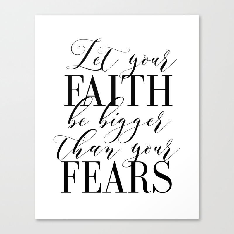 verse about fear and faith