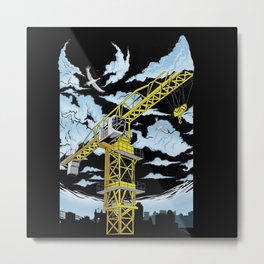 Tower Crane In The SKY Metal Print