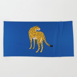 The Stare 2: Golden Cheetah Edition Beach Towel
