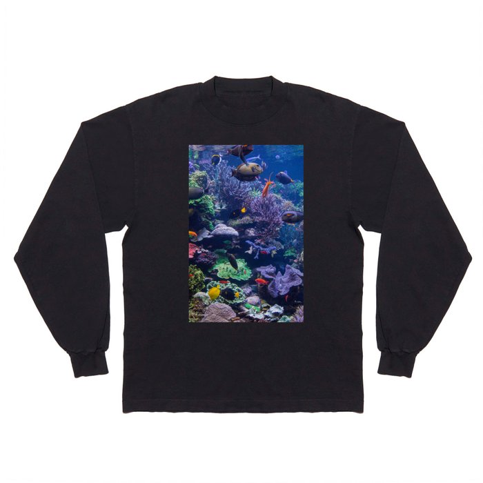 Underwater Photography Aquarium Long Sleeve T Shirt