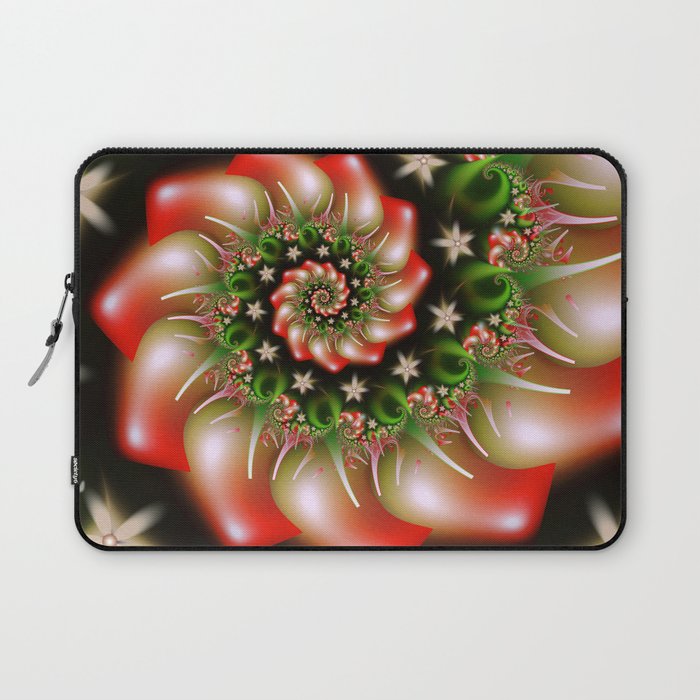 Christmas Spiral  Laptop Sleeve