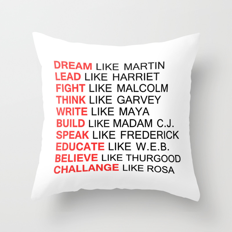 Black History Figure Throw Pillow By Azkaborju Society6