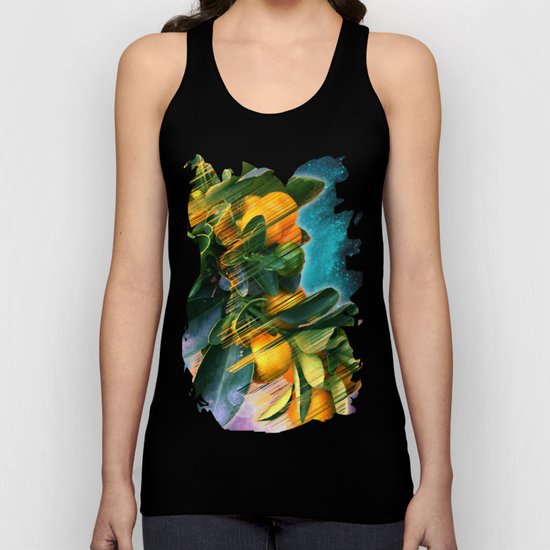 Small fruit tree in outer space Unisex Tank Top