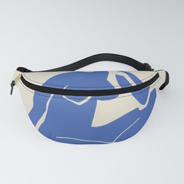 Nude in blue cut out Fanny Pack