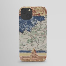 Kentucky-Vintage Pictorial Map iPhone Case