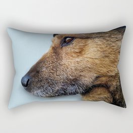 Dog's Profile Rectangular Pillow
