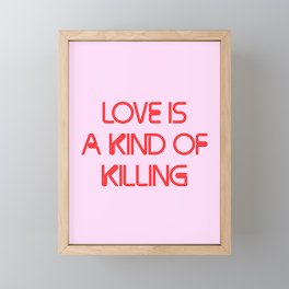 Love Is Framed Mini Art Print