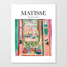 Matisse - The Open Window Canvas Print