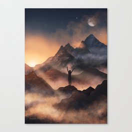 Cry from the Highest Mountain Canvas Print