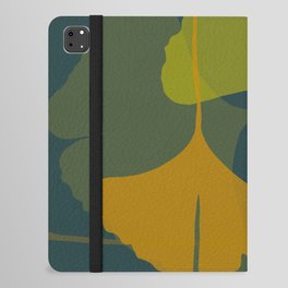 Ginkgo Fan Leaf Art #11 iPad Folio Case