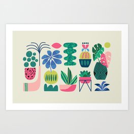 House plants II Art Print