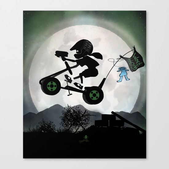 Halo Kid Canvas Print