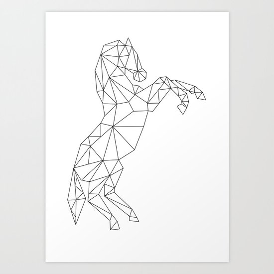 HORSE Art Print