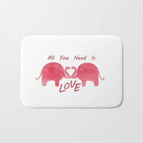 All You Need Is Love Bath Mat