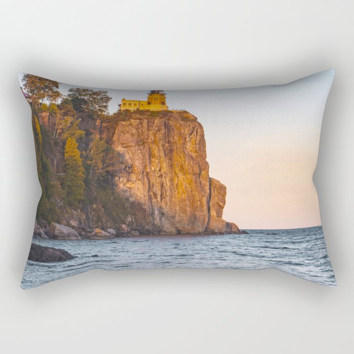 Split Rock Lighthouse Rectangular Pillow