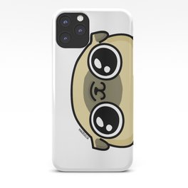 Mochi the pug loves you iPhone Case