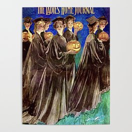 Vintage Halloween Print (1906) Poster