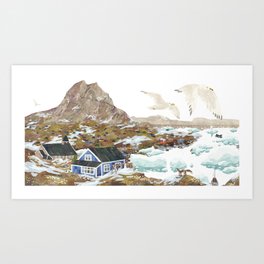 Greenland Art Print