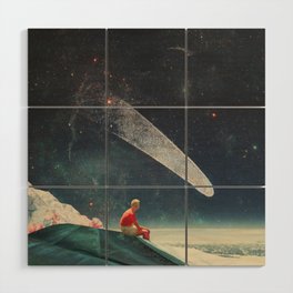 Guided by Comets Wood Wall Art