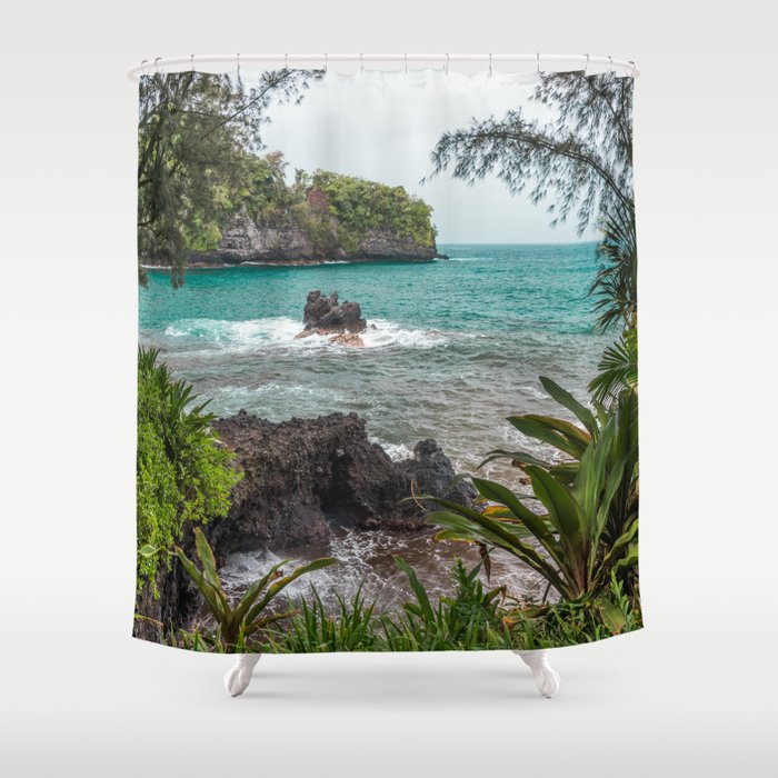 Hawaiian Turquoise Cove Shower Curtain